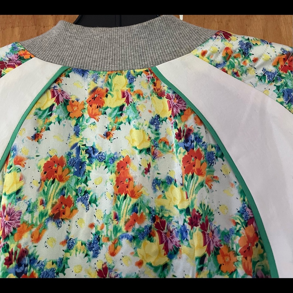 Rebecca Minkoff Silk Zip Up Jacket - Picture 13 of 15
